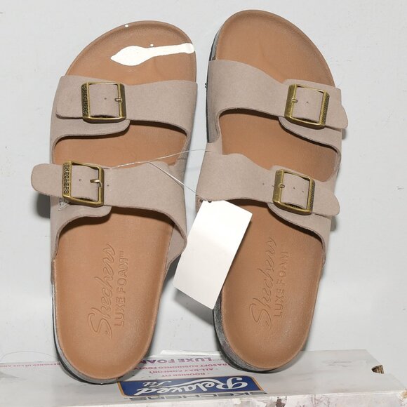 size 9 tuape with defects - Skechers‎ Ladies' Two Strap Sandal - Picture 1 of 8